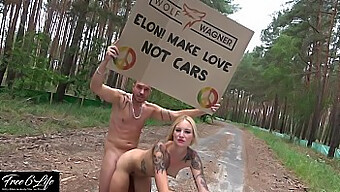 German Hardcore: Protesting Nude In Front Of Tesla Gigafactory Berlin