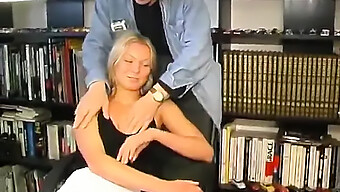 A Trio Of Blondes Engages In An Erotic Encounter With An Older Man