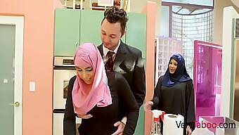 Daughter In Hijab Experiences First Interracial Encounter With Daddy