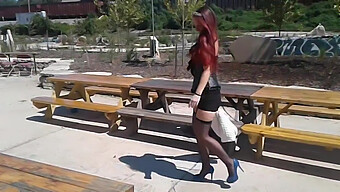 Outdoor Sex In Stockings