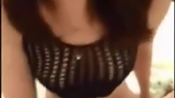 Asian Beauty Teases Boyfriend With See-Through Outfit And Masturbation