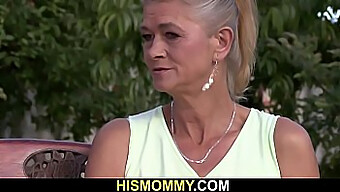 Mature Blonde And Brunette Indulge In Outdoor Mother-Daughter Lesbian Play