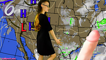 Adalynnx Exposes Herself And Squirts In Weather Report