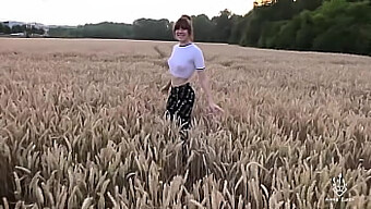 First-Time Teen Experiences Outdoor Sex In A Cornfield