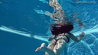 Sheril Blossom'S Sensual Dive: Russian Beauty In An Enticing Underwater Performance