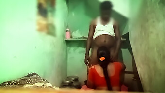 Tamil Wife'S Bathroom Betrayal With Young Lover