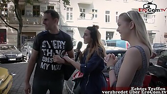 German Reporter Conducts An Outdoor Sex Survey With Young Couples