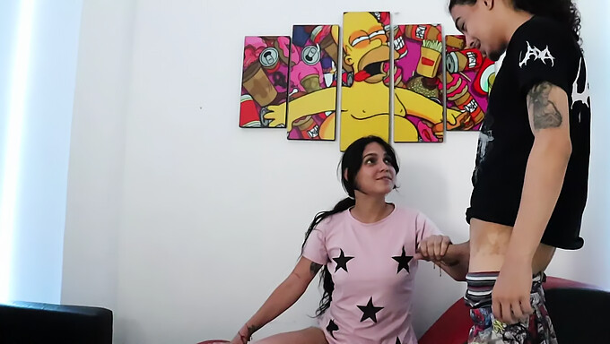 Venezuelan Milf Gets Seduced By Young Stud On New Furniture