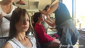 การถ่ายทํา Gina Gerson กับ Rocco Siffredi ในภาพยนตร์ผู้ใหญ่ภาษาฝรั่งเศส